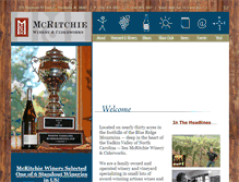 Tablet Screenshot of mcritchiewine.com